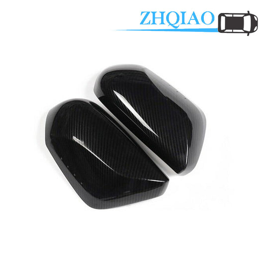 Carbon Fiber ABS Door Rearview Mirror Cover Trim Fit for TOYOTA for CAMRY 18-19