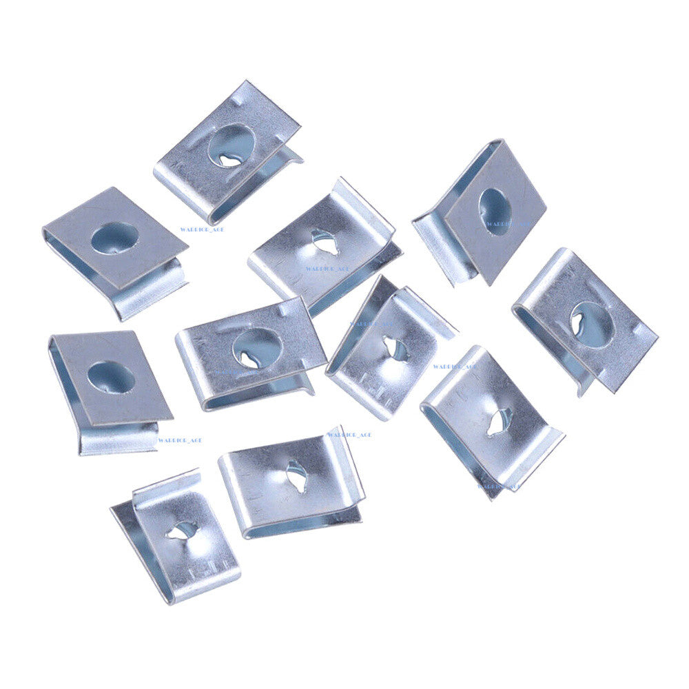 50Pcs Speed Fastener U Nuts Interior Trim Panel Fit For Domestic Appliances