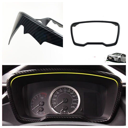 for Toyota for Corolla Hatchback 2019-2023 Carbon Fiber Dashboard Cover ABS