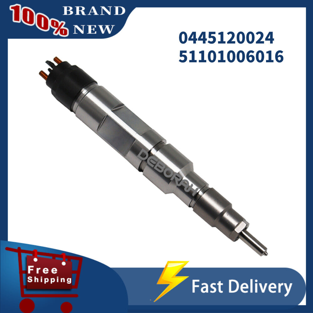 Fuel Injector 0445120024 Common Rail Injection Nozzle 51101006016 for MAN Engine
