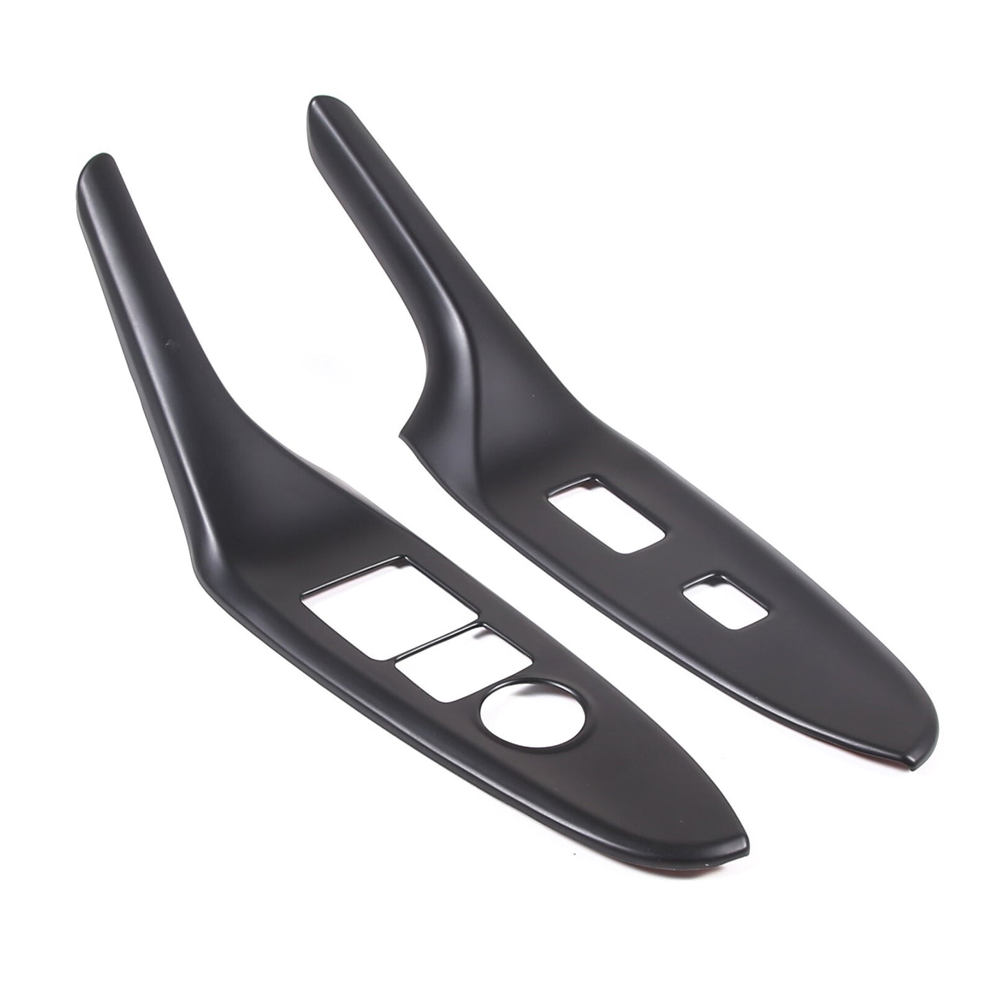Matte black ABS gear shift cup holder trim frame for Toyota Tacoma 2016-22