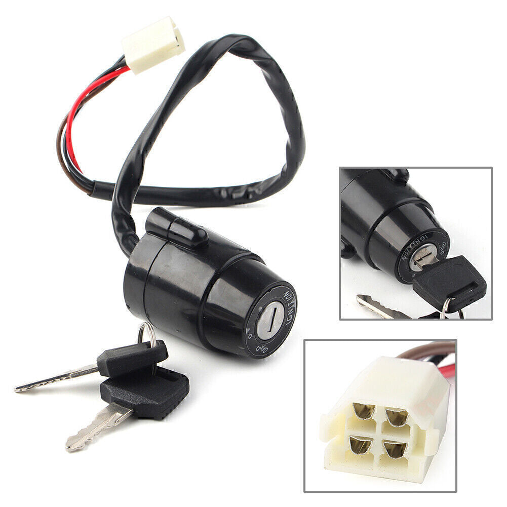 Ignition Switch 4-Wires Fit for Yamaha XT250 XT500 DT100 DT125 DT175 DT250 DT400