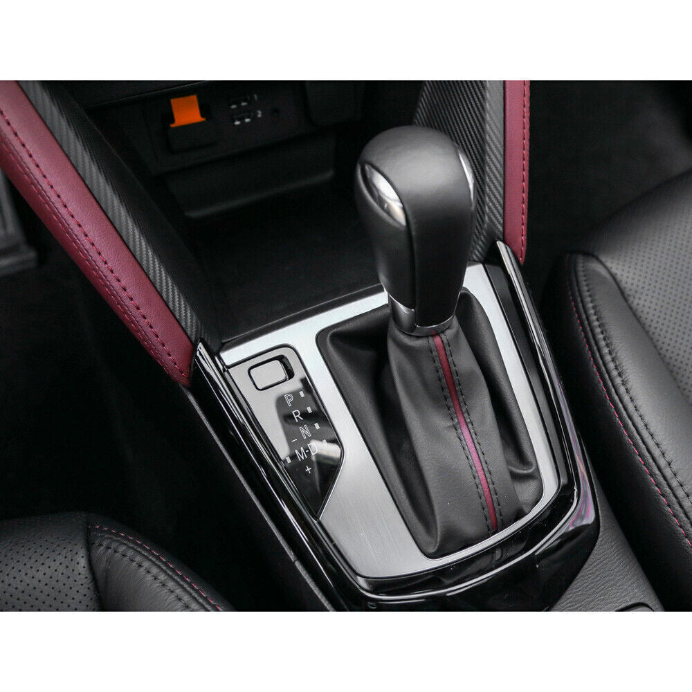 1X ABS Matte Gear Shift Panel Frame Cover Trim Fit for Mazda CX-3 CX3 2016-2018