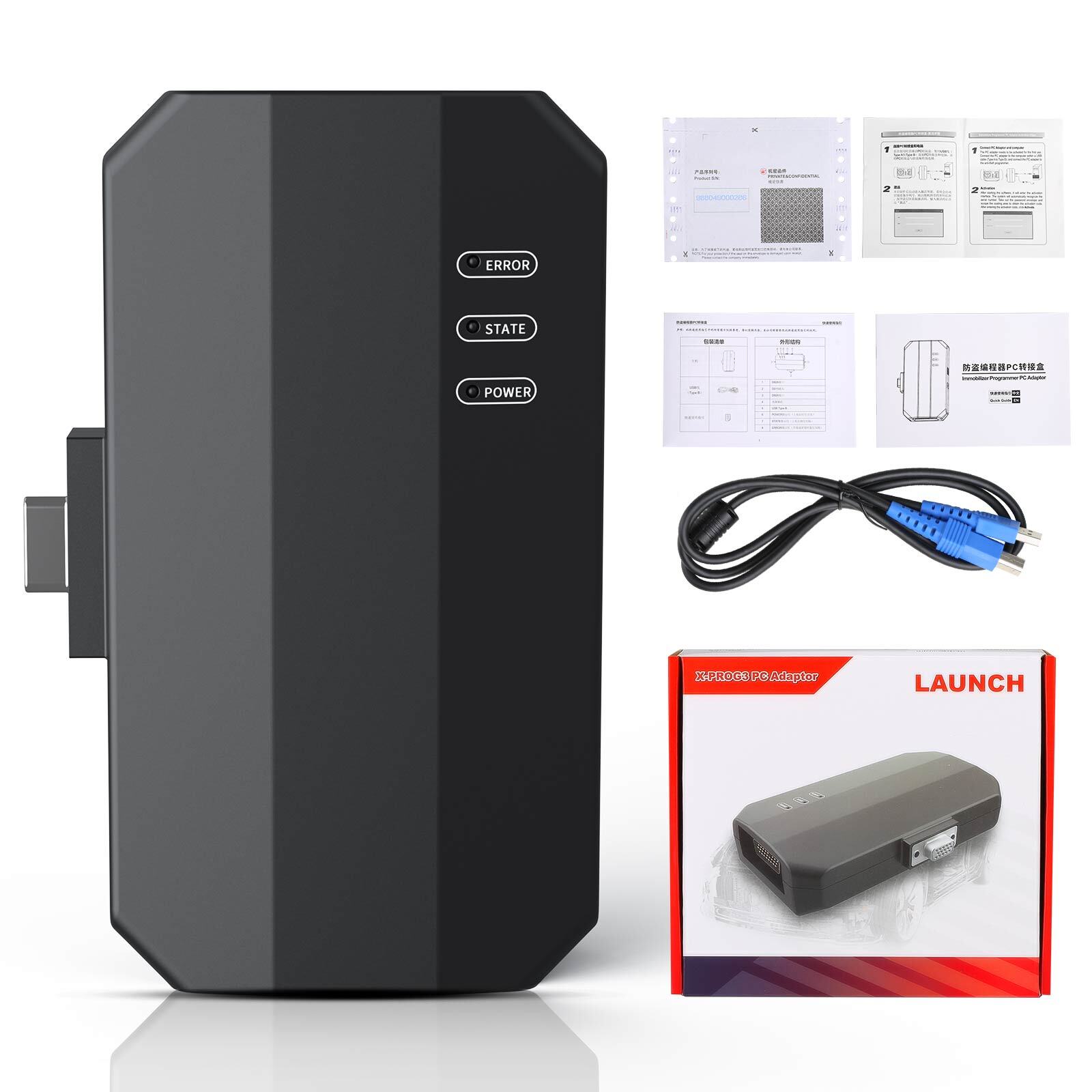 Launch X431 IMMO Programmer X-PRO G3 PC Adaptor Used with X-PROG3 Progarmmer