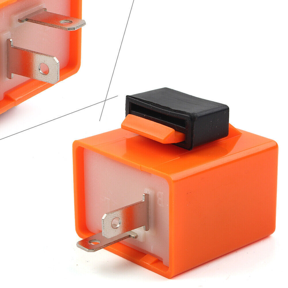 12V Motorcycle E-bike Flasher Relay LED Turning Signal Light Blinker