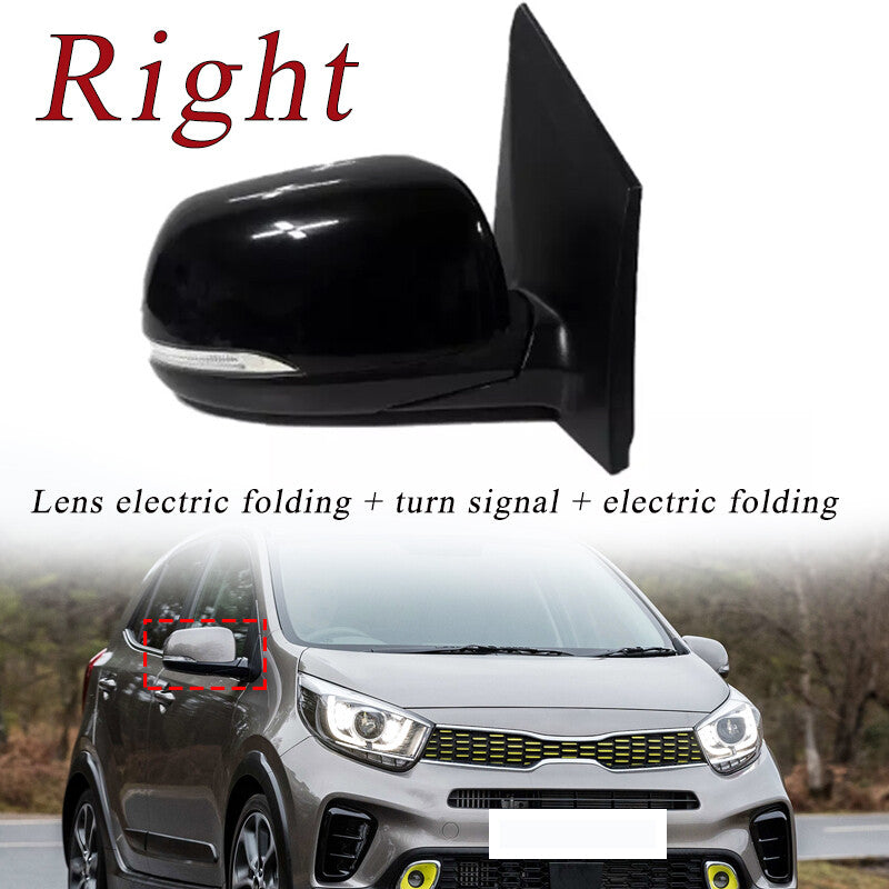 Right for Kia Picanto 2017 2018 Automatic Folding Rearview Mirror Assembly