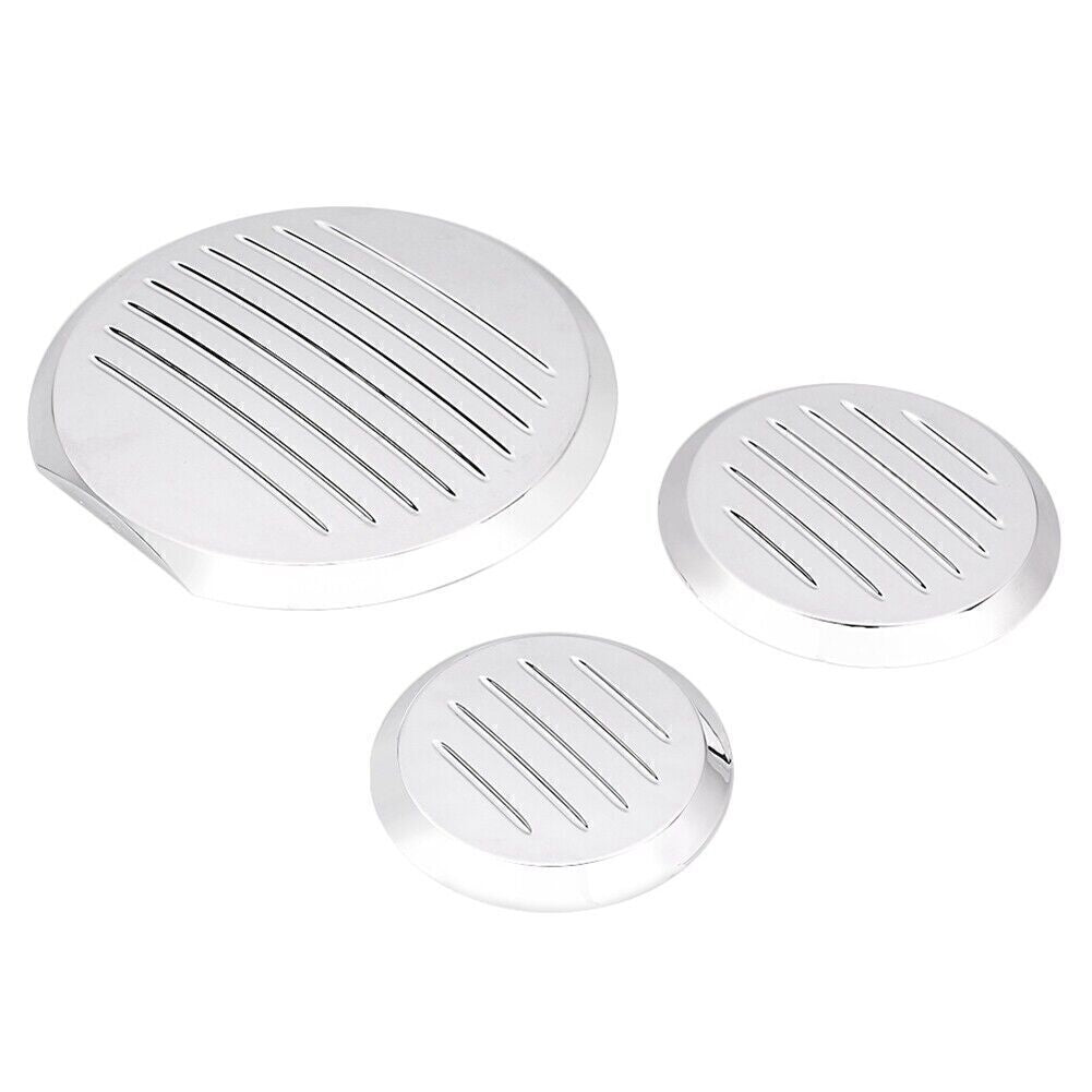 Engine Cover Insert Guard Cover Motor Chrome Fit for Honda VTX1300 2003-2009 Motor