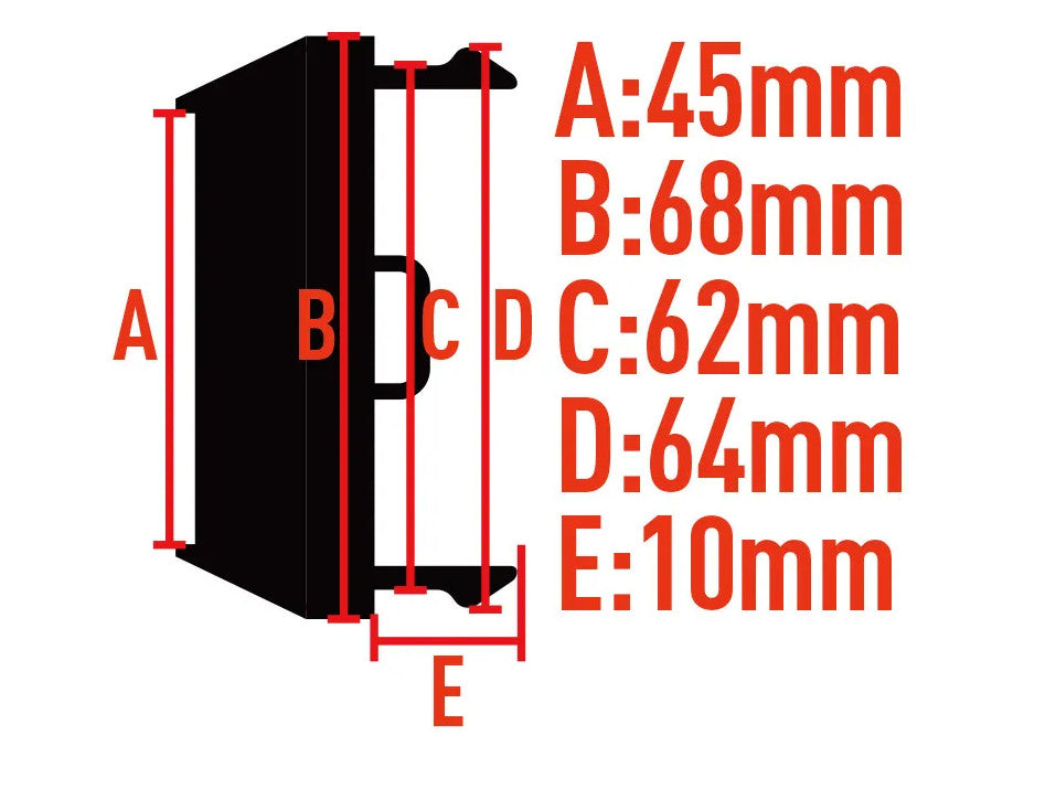 Car license plate frame cover cap rear ultra-thin black carbon for Alfa Romeo