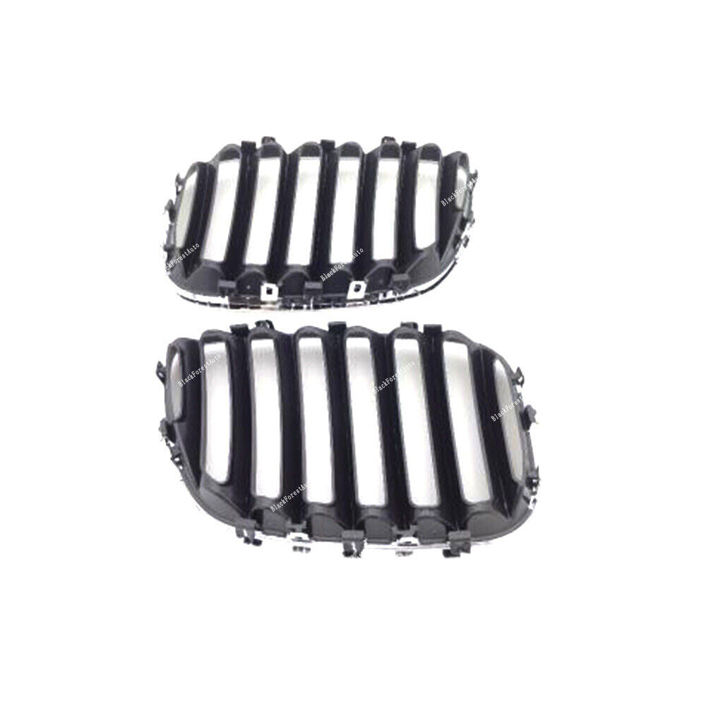 Pair Left Right for BMW for X5 E53 2003-2007 Front Radiator Kidney Grille