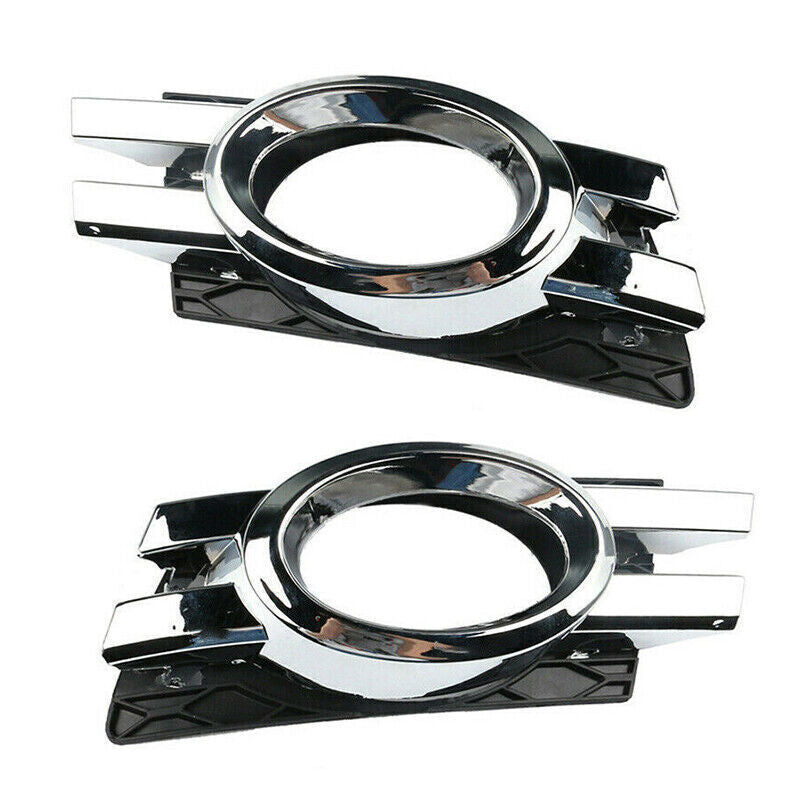 Pair For 2007 2008-2009 for Mercedes GL450 Chorme Front Bumper Fog lamp Grille Cover