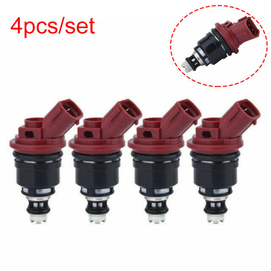 Sot of 4 Fuel Injectors For 1992-1998 for Subaru Legacy 2.5L H4 FJ398 16611 AA310 US