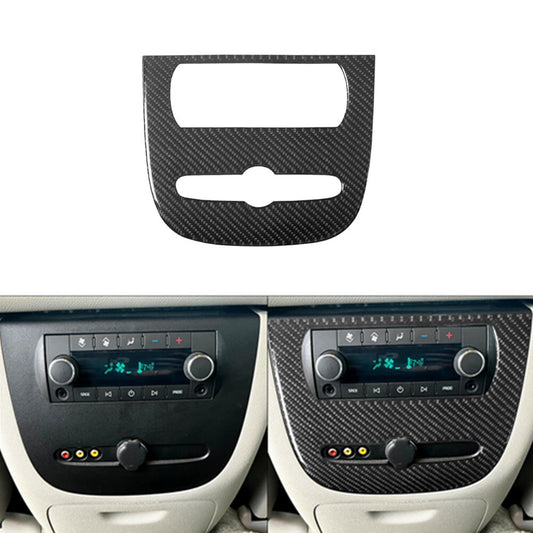 Carbon Fiber Rear Console Outer Frame For Silverado/tahoe/ for sierra 2007-2014 TypeA