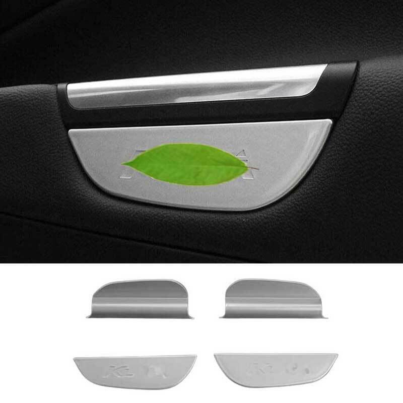 Silver Car Interior Door Armrest Cover Trim ABS N for Ford Escape Kuga 2013-2019