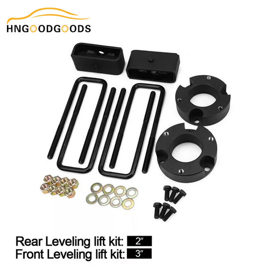3-inch front and 2-inch rear leveling lift block kit with strut spacers for Tacoma 2005-2023.