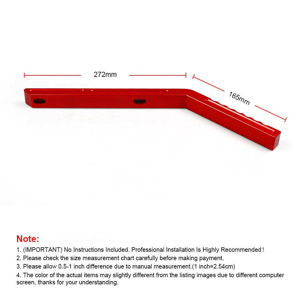 Aluminum Front + Rear Grab Handles Grip Bar for Jeep for Wrangler JK 2007-2018 Red