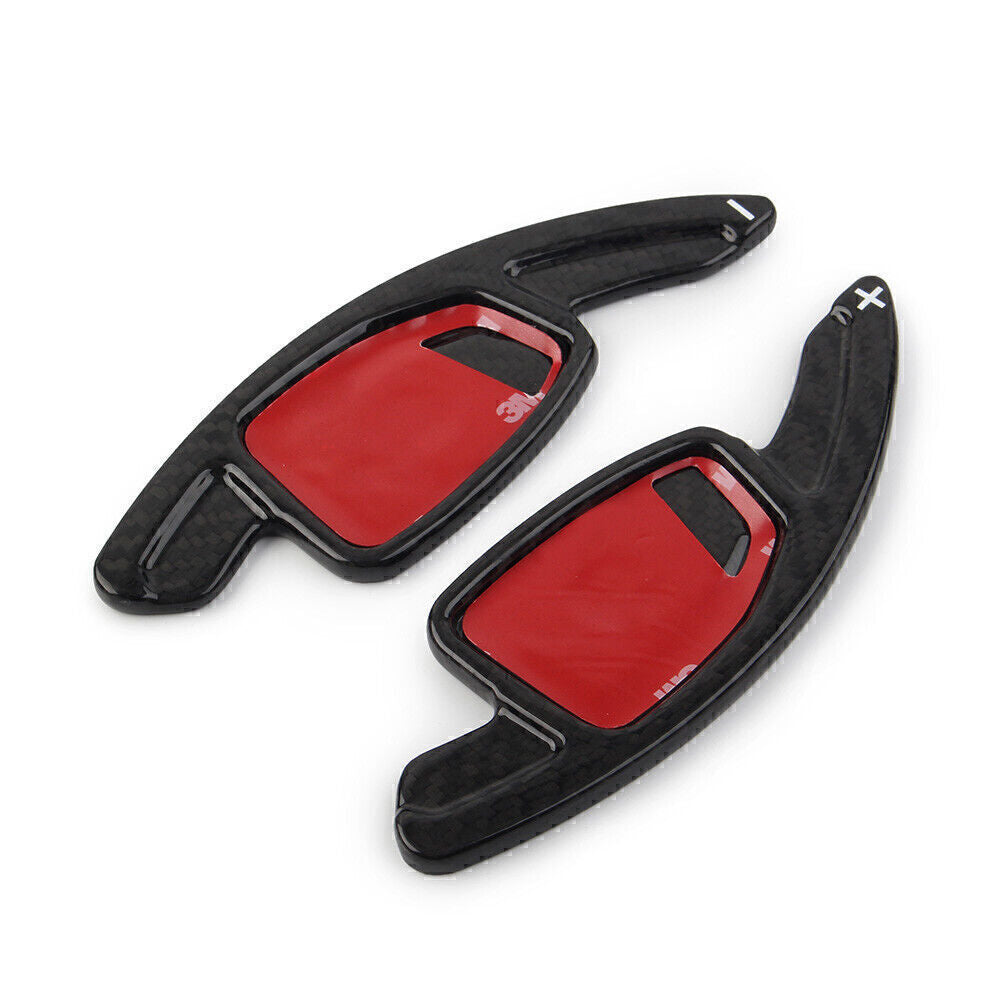 Carbon Fiber Black Steering Wheel Shift Paddle Fit for Audi RS4 RS5 RS7 2020-22 RS6