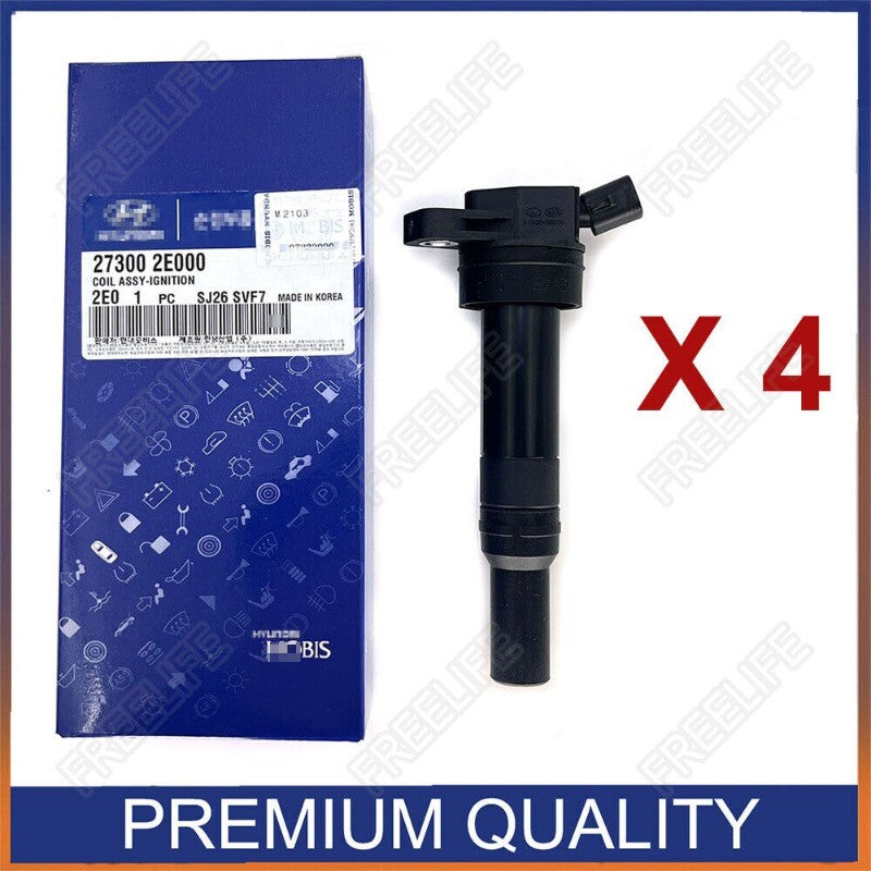 4-piece ignition coil for Hyundai for Elantra and for Kia Soul Forte 1.8L/2.0L 27300-2E000
