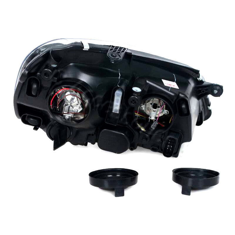 Left Front Bumper Fog Light White Headlight Assembly for VW POLO 9N3 2006-2010