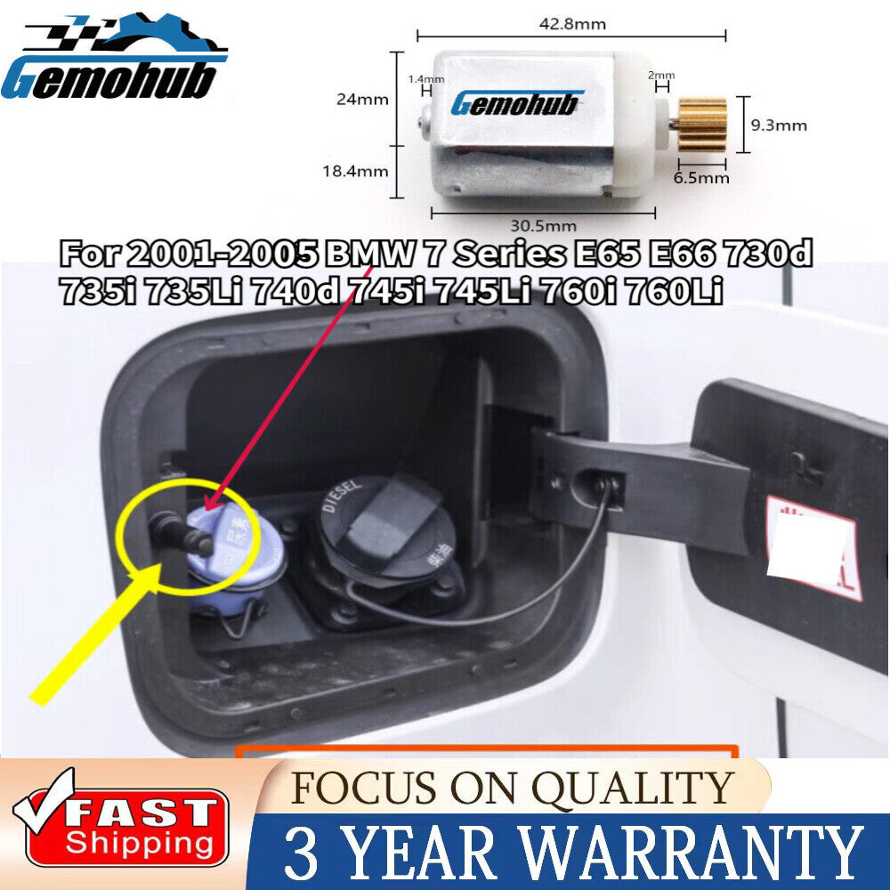Fuel Filler Cap Actuator Motor For 2001-05 for BMW E65 E66 730d 735i 735Li 745i 760i