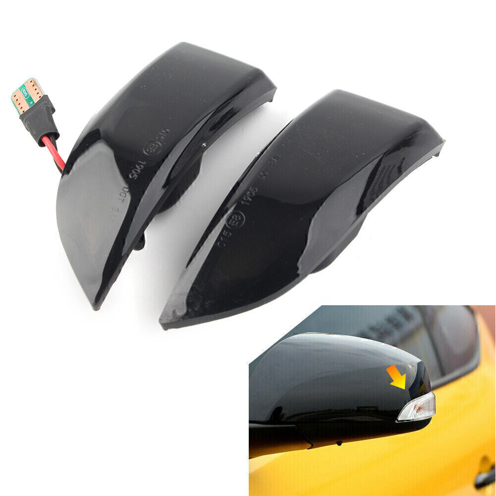LED Dynamic Mirror Smoke Turn Signal Light Fit for Renault Megane MK3 Scenic Fluence