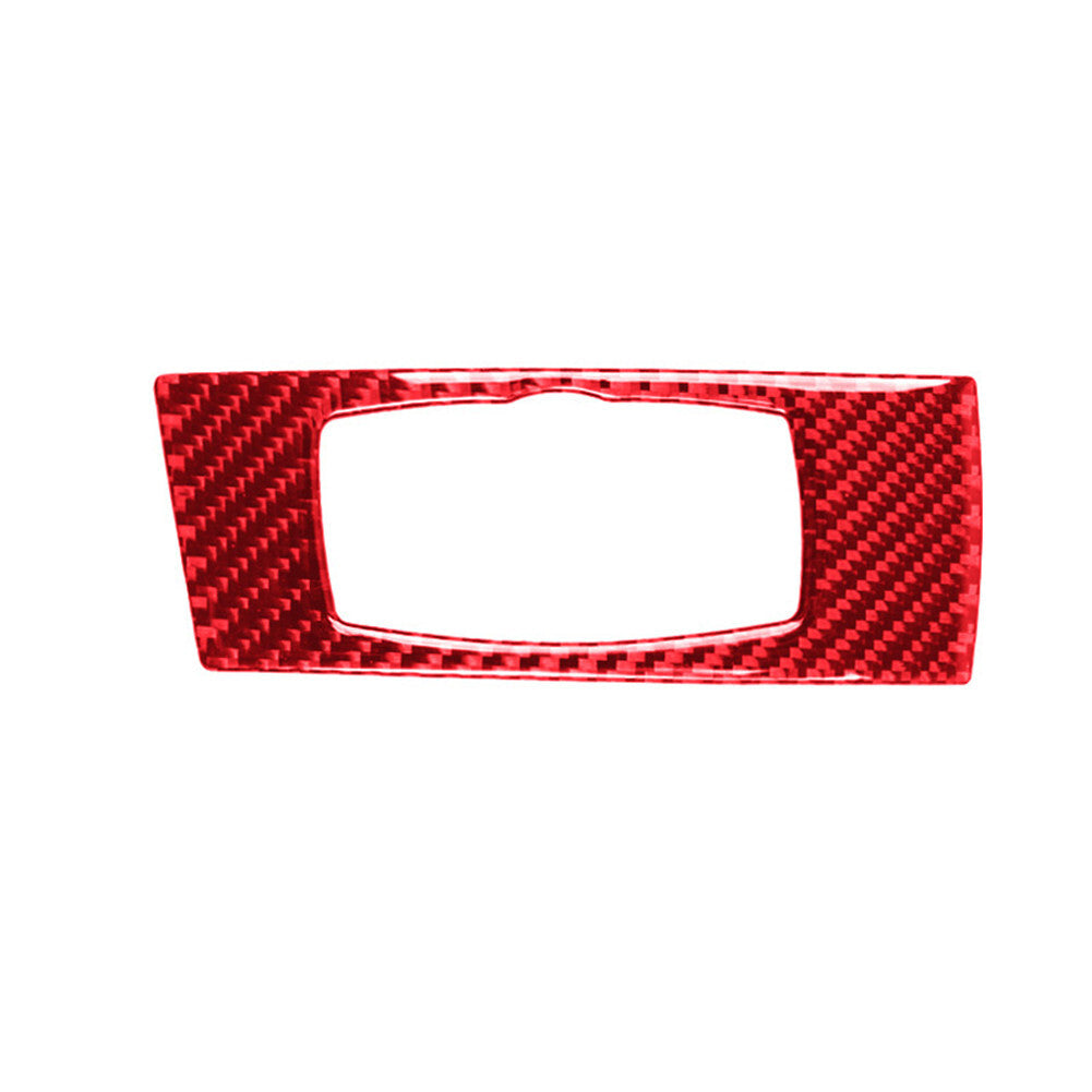 Red Carbon Fiber Lighting Control Cover Trim for BMW X5 E70 X6 E71 2008-13 TypeA