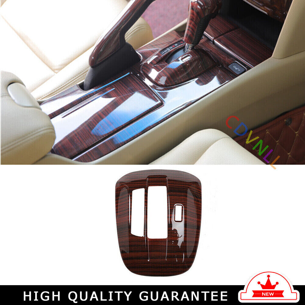Wood Grain Console Gear Shift Frame Trim Cover for Honda Accord Crosstour 08-13