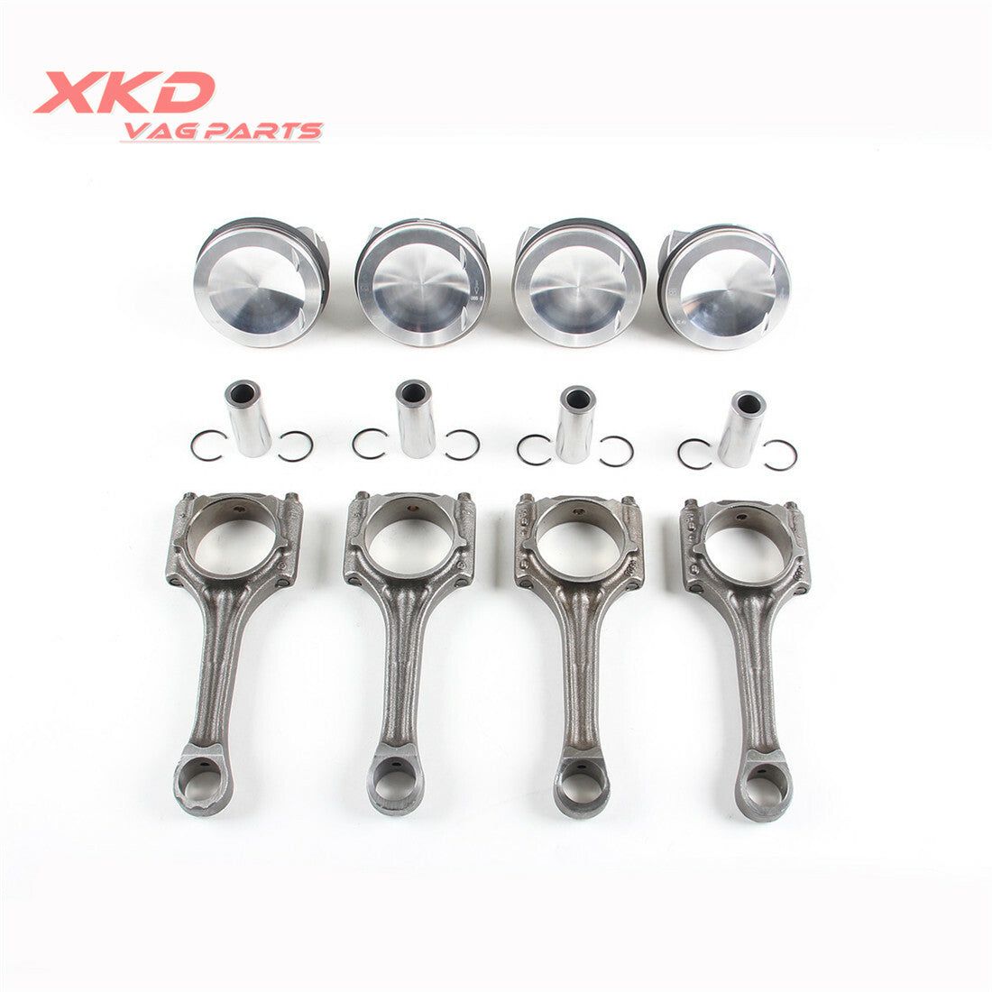 4 2.0T Piston Ring Connecting Rod Kit Fit for VW for Golf for AUDI S1 S3 CDL CDMA