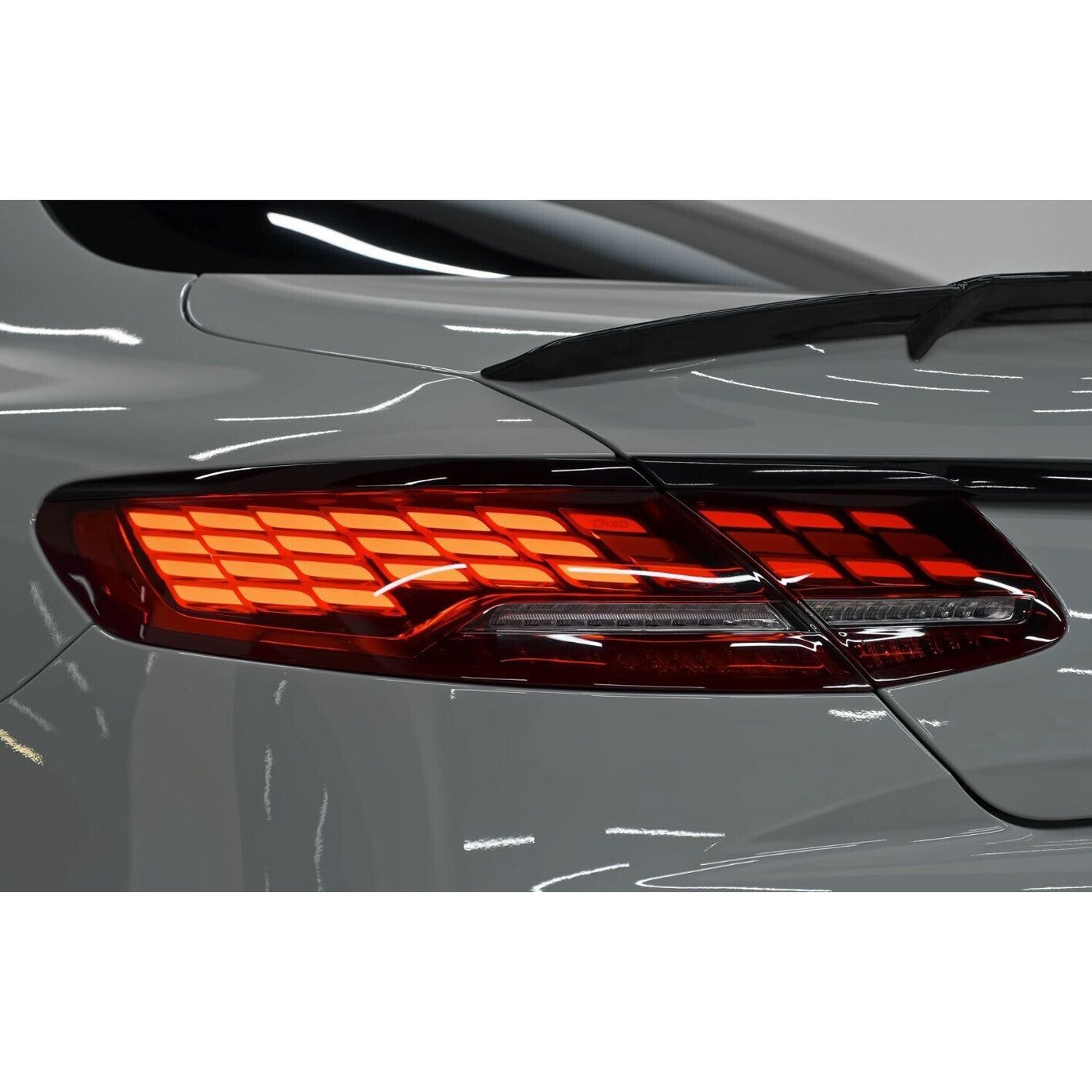 4Pcs OLED Taillights Rear Lights Lamp Kit for Mercedes-Benz C217 2020 S-Class