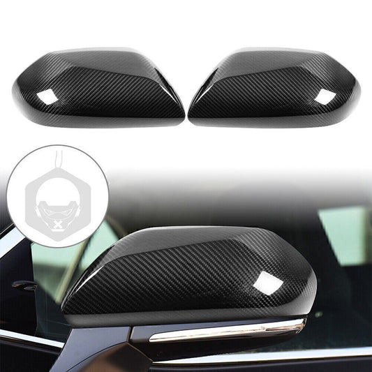 for TOYOTA for CAMRY LE SE XLE XSE 2018-2020 Carbon Fiber Side Mirror Cover Cap Trim