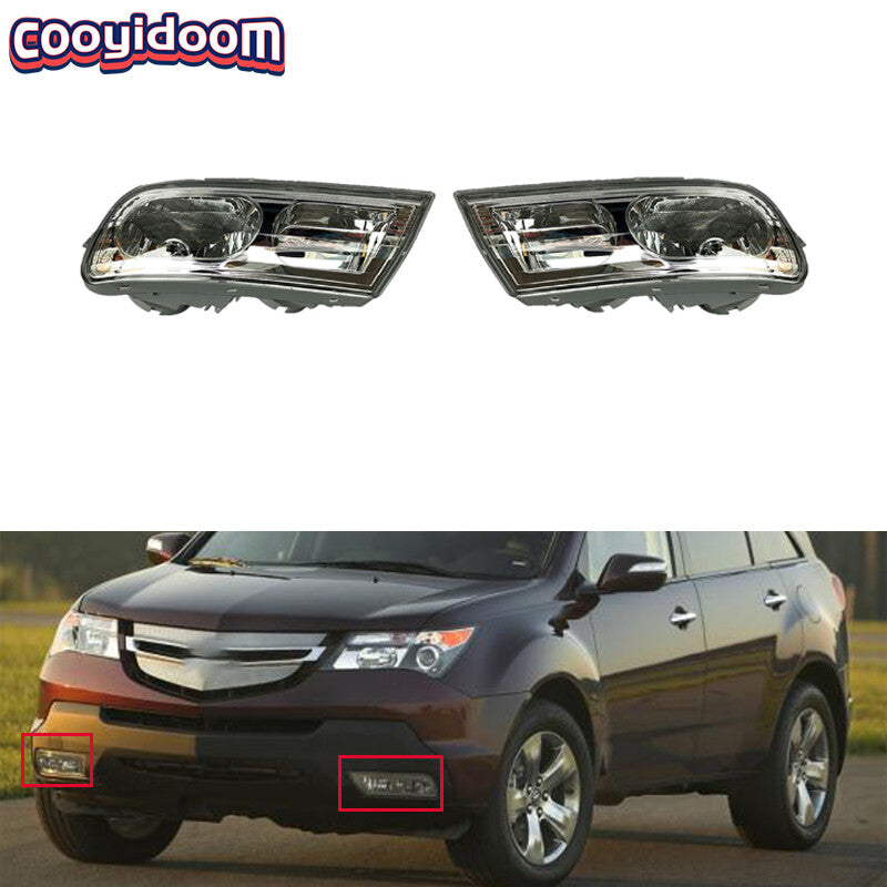 1Pair Front Bumper LED Fog Light Signal Lamp for Honda for Acura MDX 2007-2009