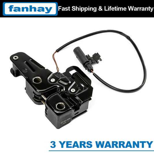 Front Bonnet Lid Lock w/ Safety Latch Catch for Audi for A4 S4 RS4 02-08 8E0823509C