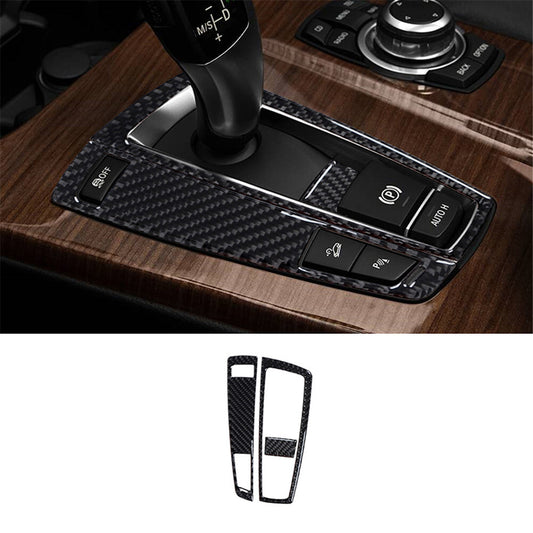 Carbon Fiber Inner Gear Shift Cover Trim for BMW X3 F25 X4 F26 2011-2017 Type B