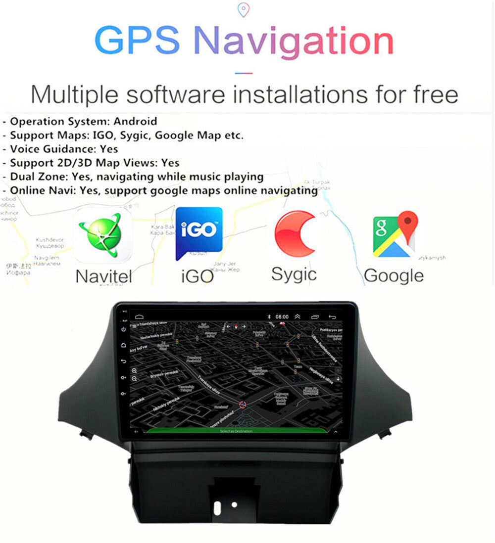 9 Android12 Stereo Radio GPS Navigation WIFI FM for Chevrolet Orlando 2010-2016