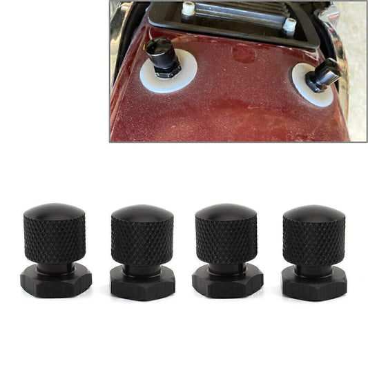 Solo for Seat Nuts Mounting Nuts 1/4-20 Thread for Harley Davidson Touring Black