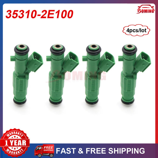 For 2011-2014 for HYUNDAI for ELANTRA 1.8L L4 35310-2E100 Fuel Injector 4PCS NEW