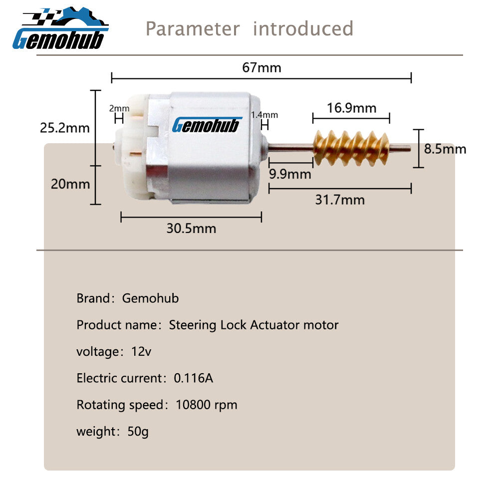 Steering Column Lock motor for Porsche 2011-2014 for Cayenne 2010-2014 for Panamera