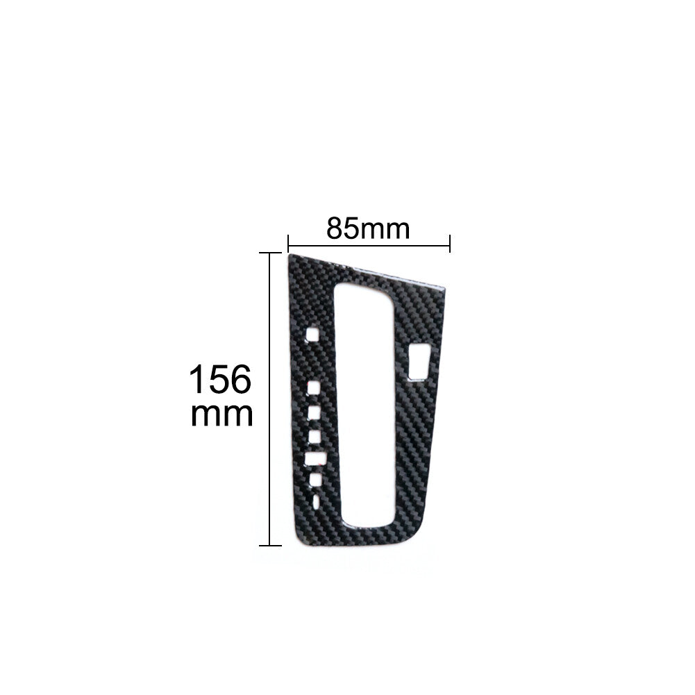 Carbon Fiber Auto Gear Shift Panel Trim Cover for Honda for Civic Coupe 13-15