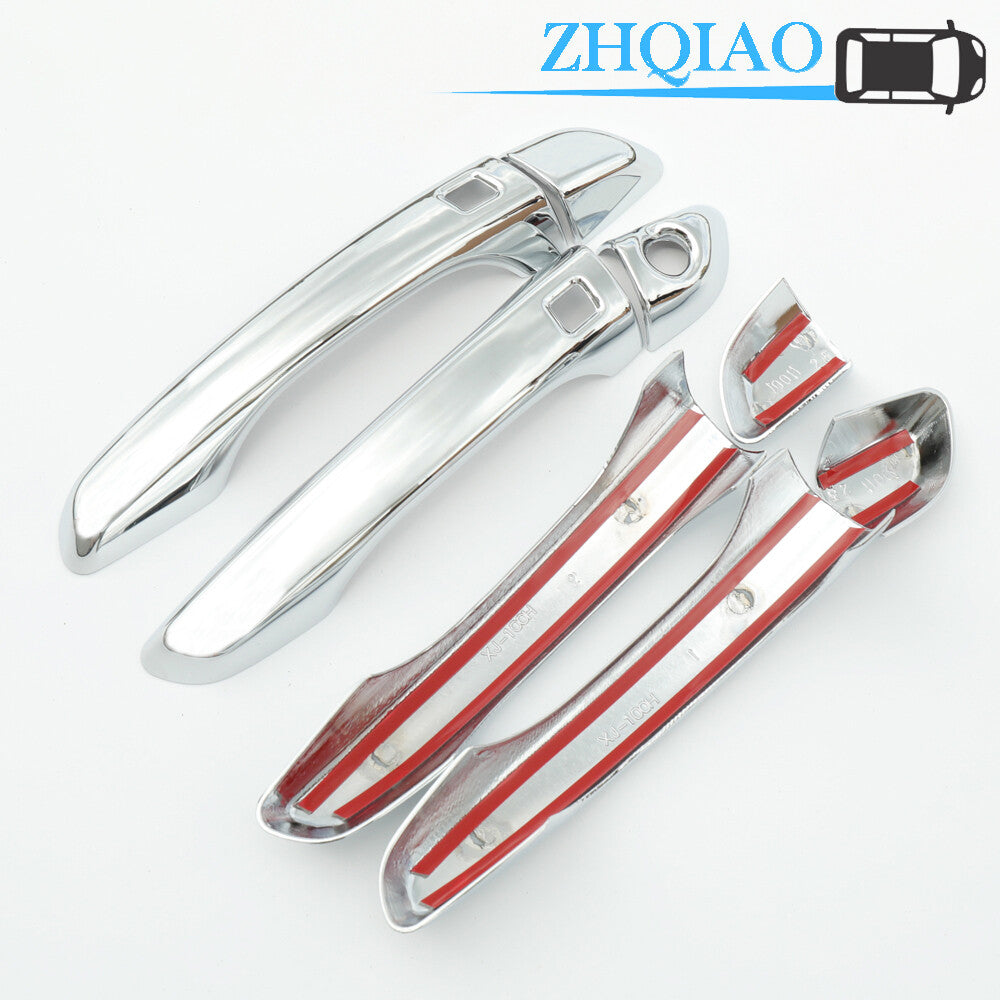 Chrome Door Handle Cover Trim for Smart Fits for Elantra Verna Solaris 2016-2018