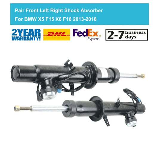 for BMW X5 X6 X5M X6M F15 F16 F85 2013-2018 Pair Front Gas Shock Absorbers VDC