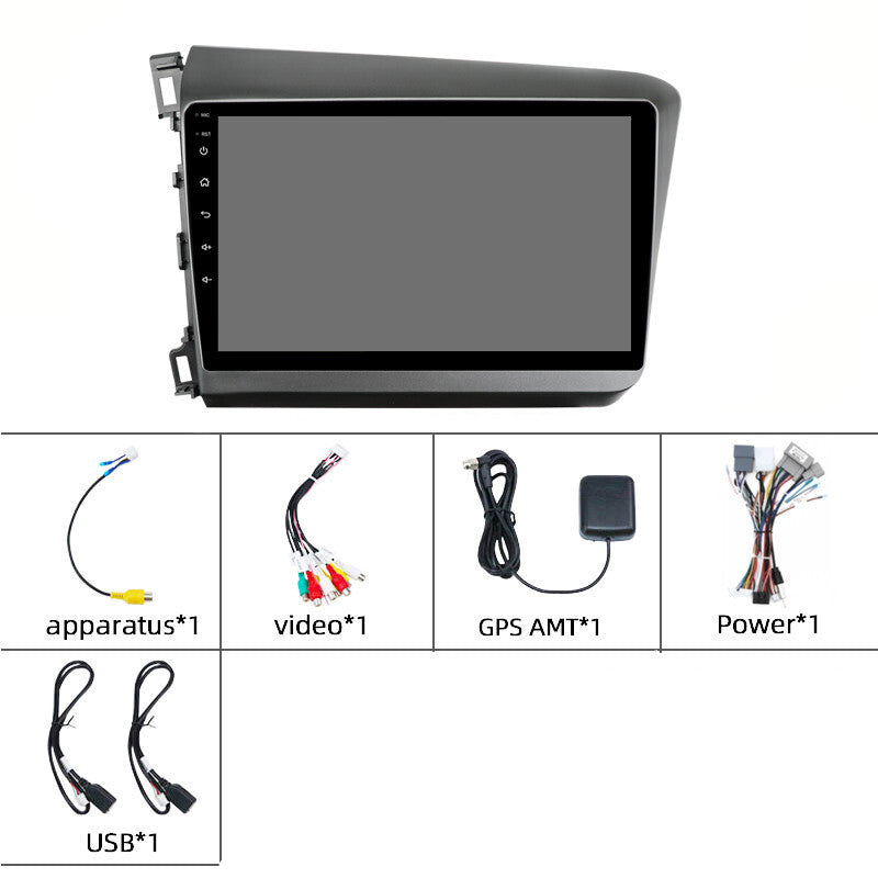 Multimedia Car Stereo FM Radio Android Video Navigation GPS for Civic 2012-2015