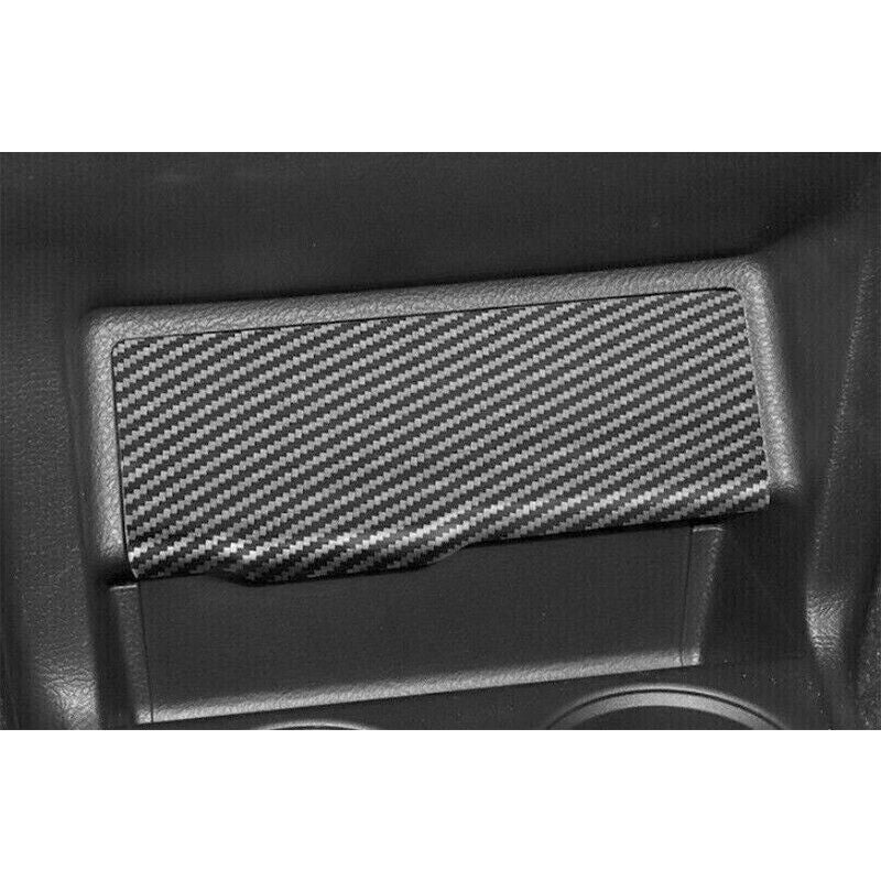 1X ABS Carbon Fiber Cigarette Lighter Panel Cover Trim for Toyota for Sienna 21-2024