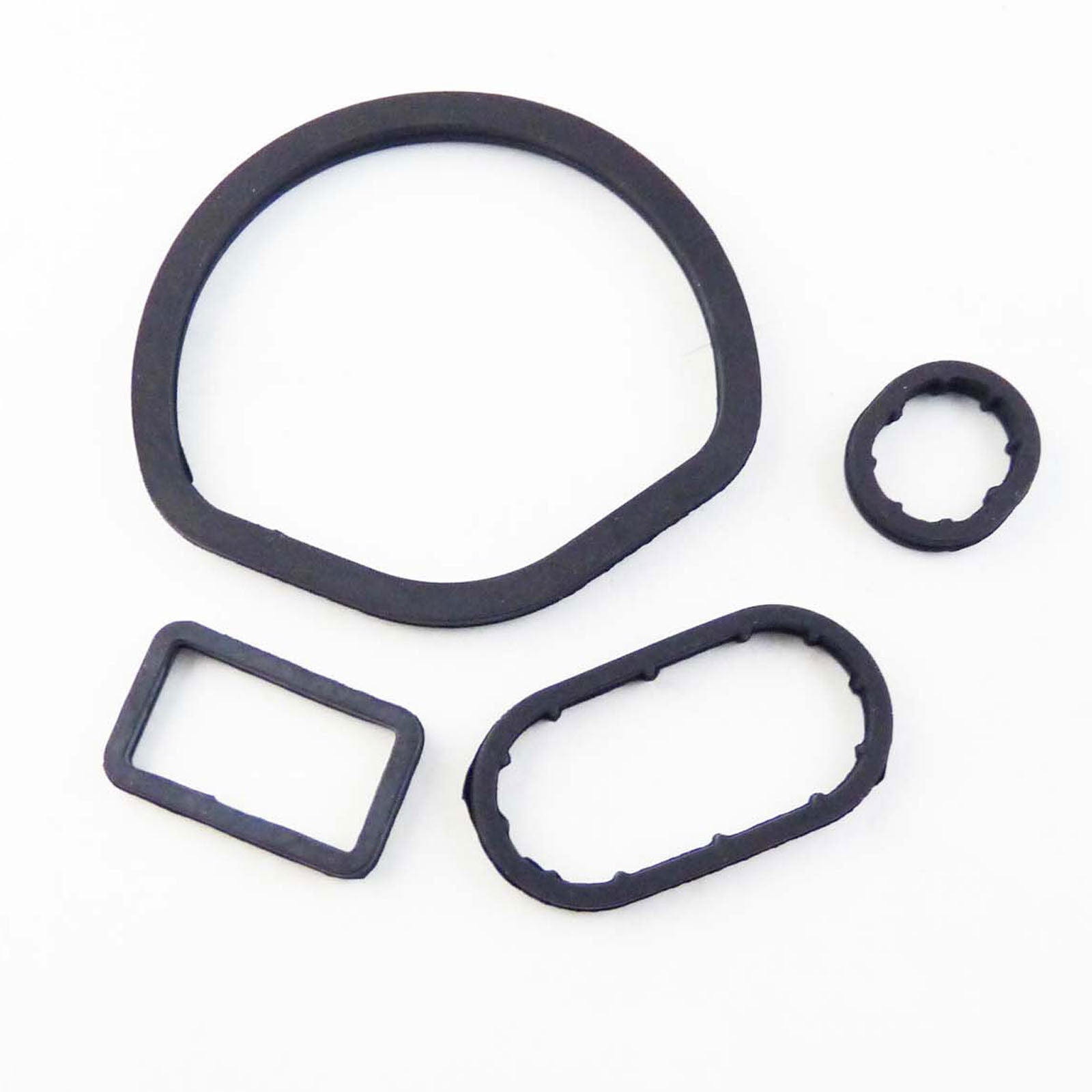 for Mercedes W208 W209 W210 W211 W220 Set of 4 Oil Filter Housing Seal Kit New