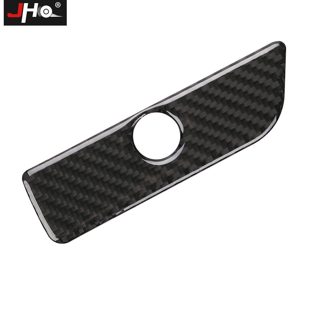Real Carbon Fiber Copilot Glove Box Handle Cover Trim for Ford Explorer 2013-19
