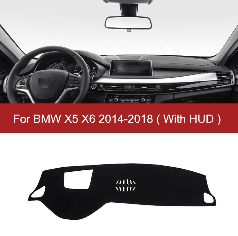 1X PU leather Dashboard Dash Mat Non-slip DashMat Sun Shade Pad for BMW X5 14-18