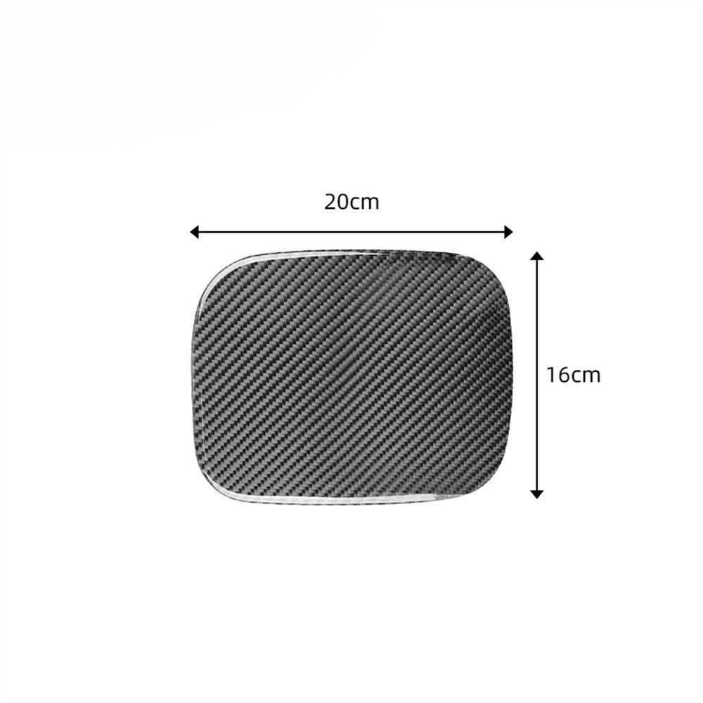 Carbon Fiber Oil Box Pad Decorative Cover Trim for Toyota for Corolla 2007-2013