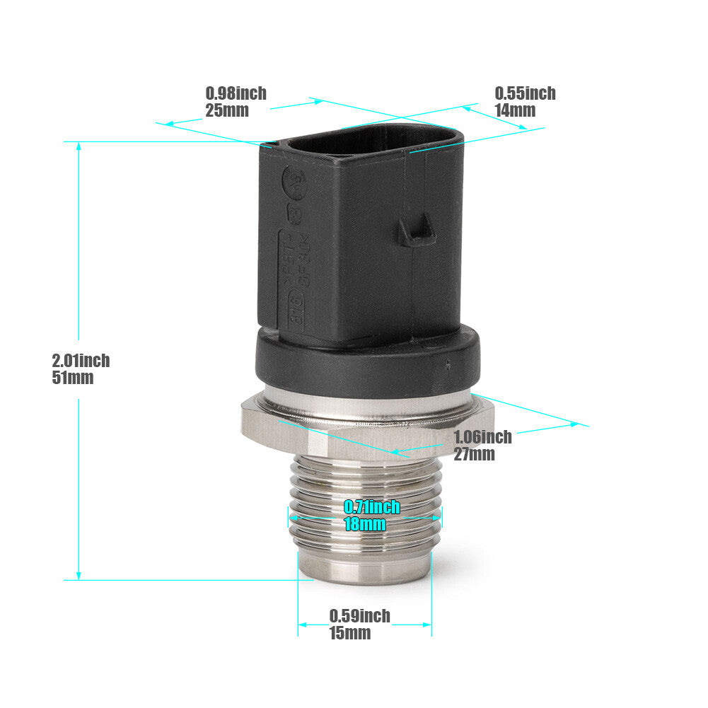 1PC New 0281002842 Fuel Pressure Sensor for Mercedes-Benz ML320 E320 GL320 R320