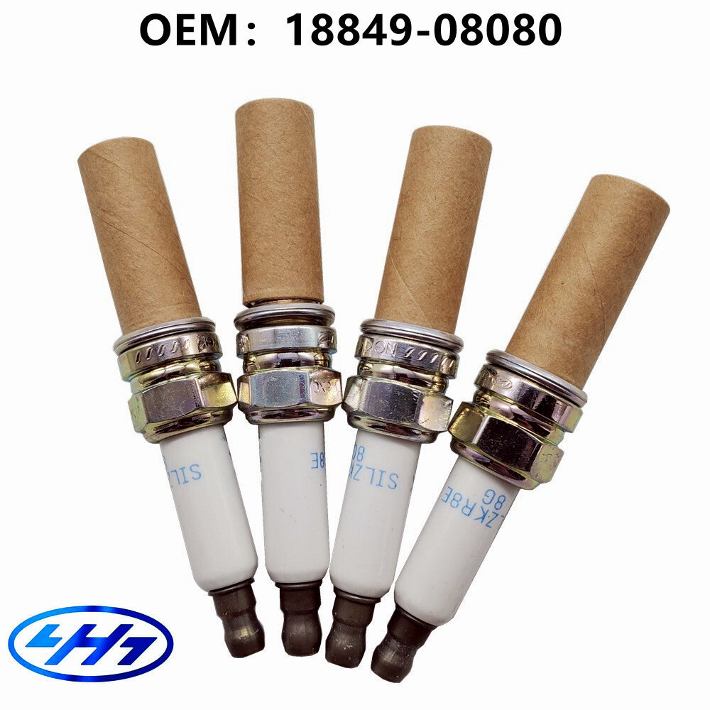 Spark Plug-Turb 18849-08080 X4Pieces for HYUNDAI for VELOSTER Sonata for Tucson for Kia