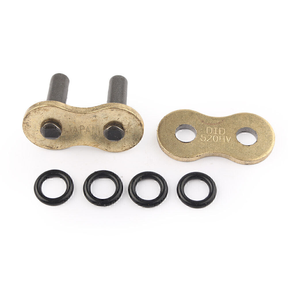 520 Chains Master Rivet Style Connecting Link O-ring for Kawasaki ZX6R ZX-6R