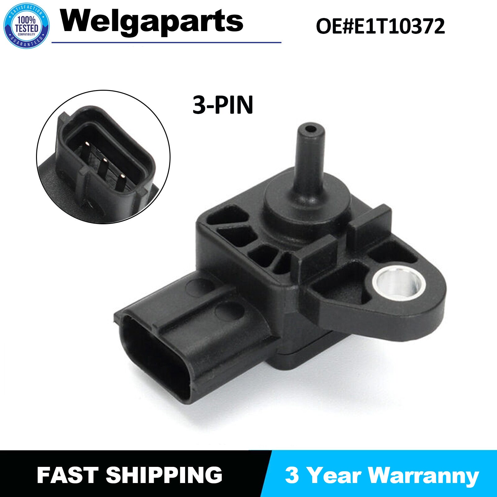 1PC Manifold Absolute Pressure MAP Sensor E1T10372 for Mazda Protege Millenia