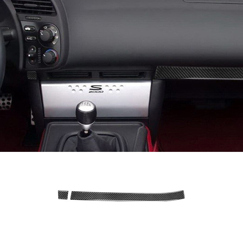 19Pcs Carbon Fiber Interior Full Sets Cover Trim Kit for Honda S2000 2004-2009